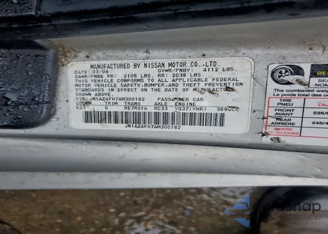 2010 Nissan 370Z from USA, damaged, VIN JN1AZ4FH7AM300162